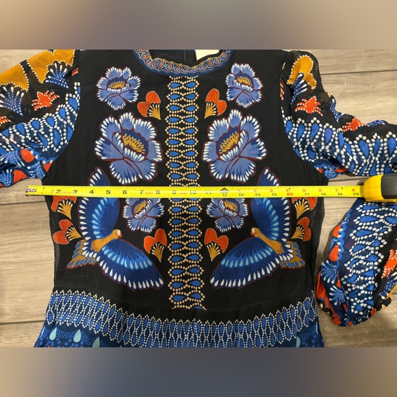 FARM Rio Vibrant Long Sleeve Maxi Dress - Picture 13 of 14